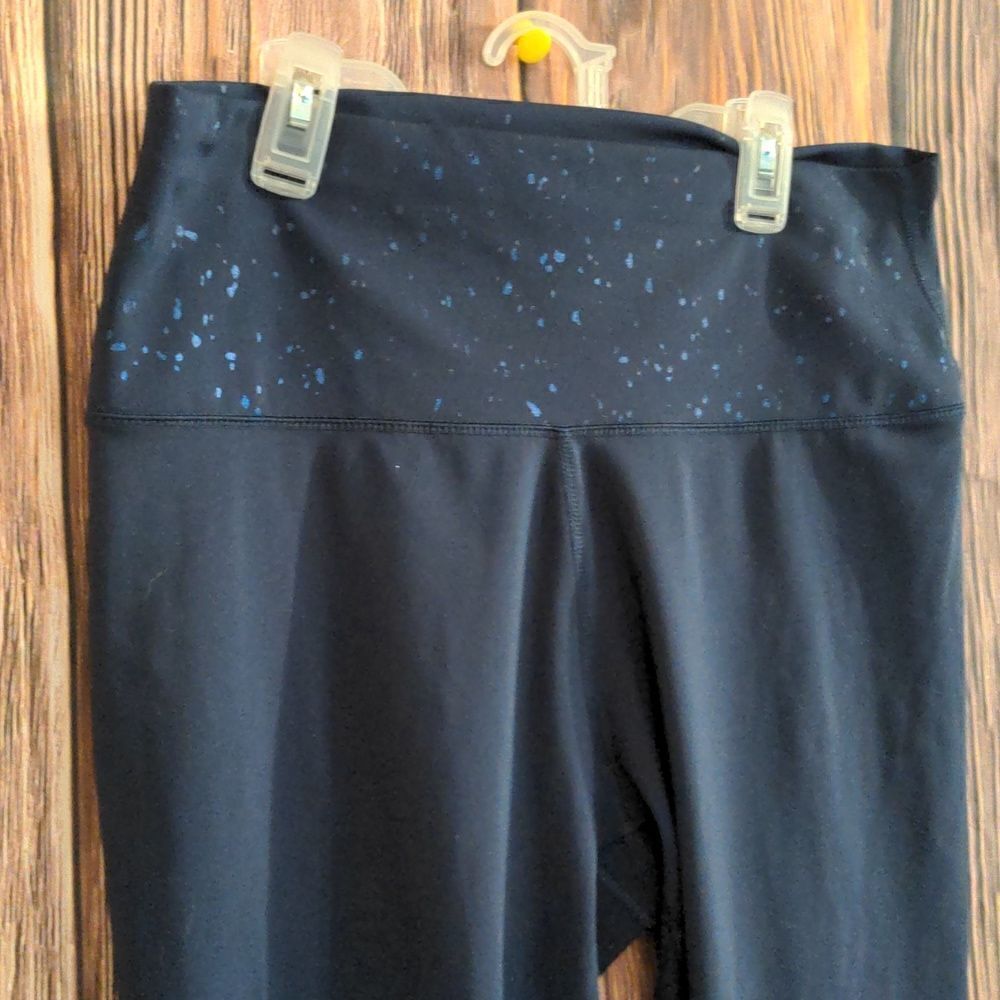 Z by zobha. Dark blue speckled workout pants. Size XL - Picture 6 of 7